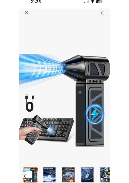 Taşınabilir Kompakt Jet Fan