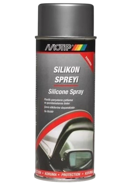 Slikon Sprey 400 ml - Koruyucu Parlatıcı Gıcırtı Önleyici