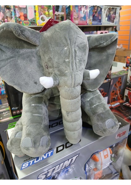 Sevimli Oturan Fil Peluş Oyuncak