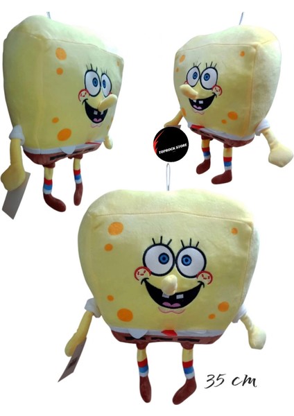 Sünger Bob Peluş Oyuncak Organik Kumaş 35 cm Hediyelik Uyku Arkadaşı fiyatları