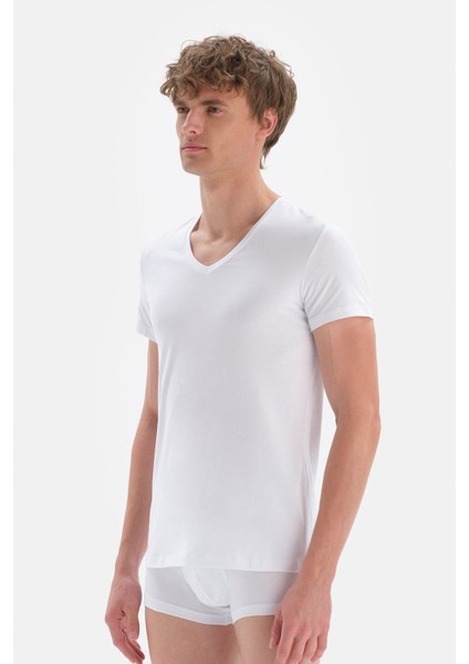 Erkek Pamuklu V Yaka 2'li Paket Atlet D5030 fiyatları