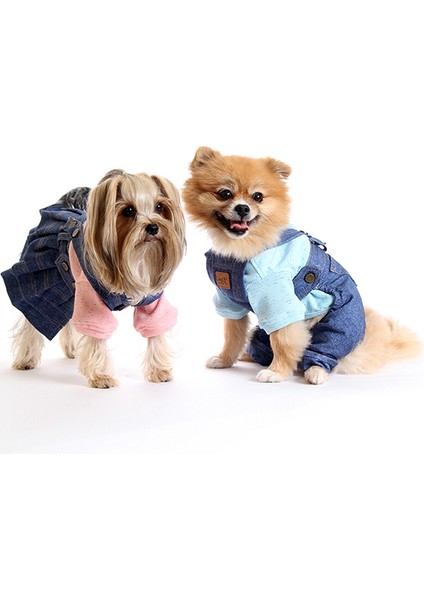 Köpek Kedi Denim Elbise modelleri