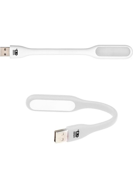USB LED Işık – Esnek Okuma ve Klavye Lambası (Beyaz)
