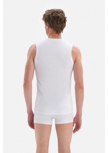 Erkek Pamuklu Sıfır Kol V Yaka Atlet D5060 modelleri