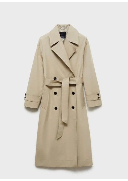 Oversize Uzun Çift Düğmeli Trençkot modelleri
