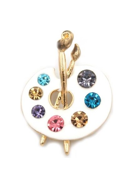 Palet Broş - Beyaz fiyatları