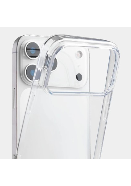 Apple iPhone 17 Pro ile Uyumlu Kapak 1mm Şeffaf Süper Silikon Kılıf fiyatları