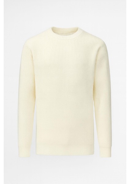 Huffa Slim Fit Bisiklet Yaka Uzun Kol Erkek Triko - 7429