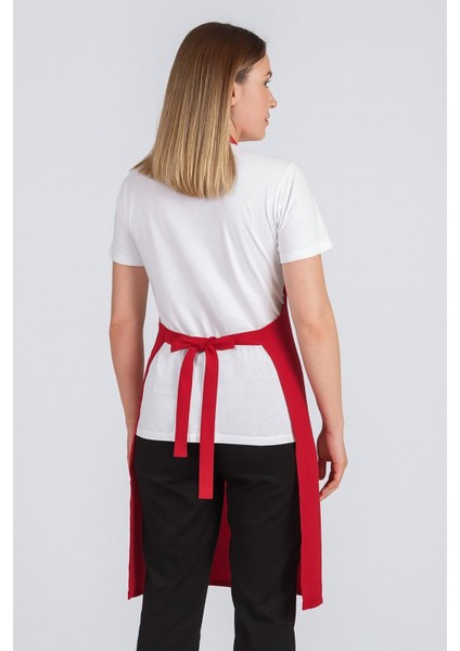 Kadın Boyundan Asmalı Çizgili Barista Şef Mutfak Önlüğü 60X85 cm fırsatları