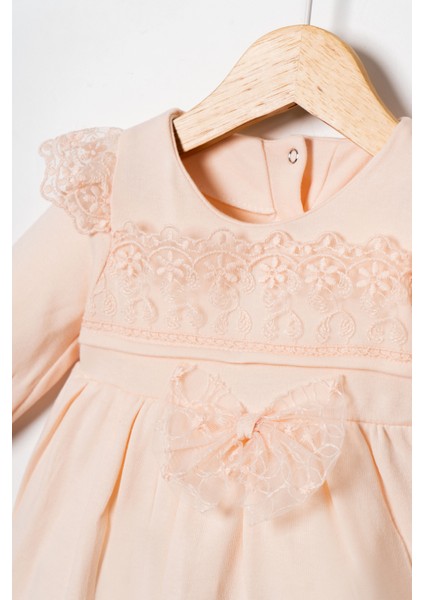 Kız Bebek Mevlütlük Elbise Dantelli Bandanalı fiyatları