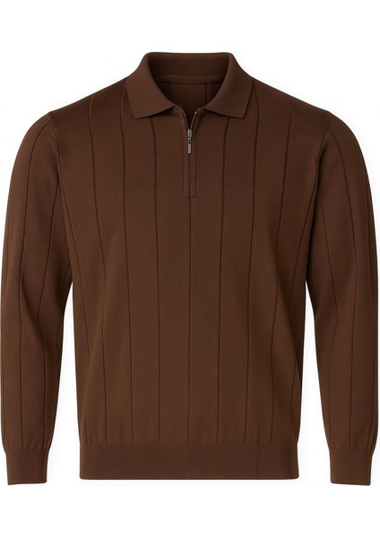 Slim Fit Polo Yaka Uzun Kol Erkek Triko - 7424 fiyatları