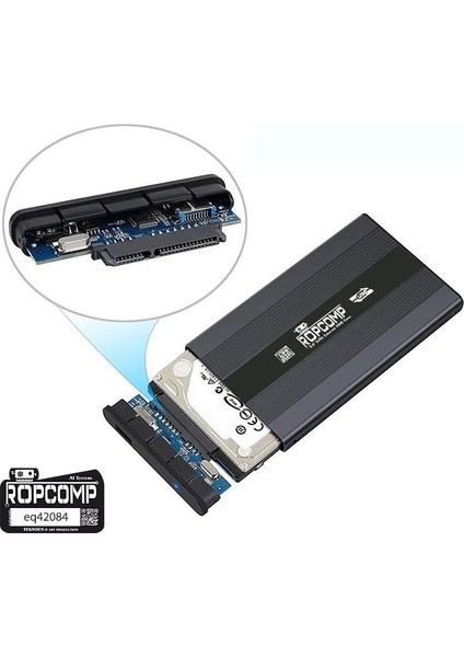 2.5" USB 2.0 Sata Harici Harddisk Kutusu Metal modelleri