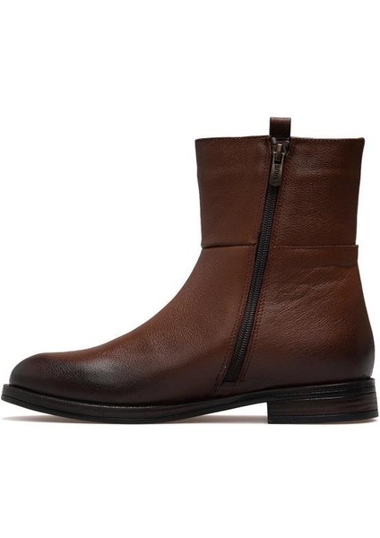 2552701K Düz Topuk Klasik Deri Kadın Bot fiyatları