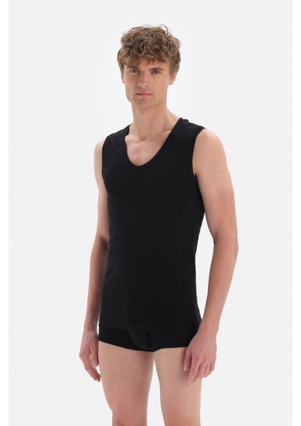 Erkek Pamuklu Sıfır Kol V Yaka Atlet D5060 fiyatları