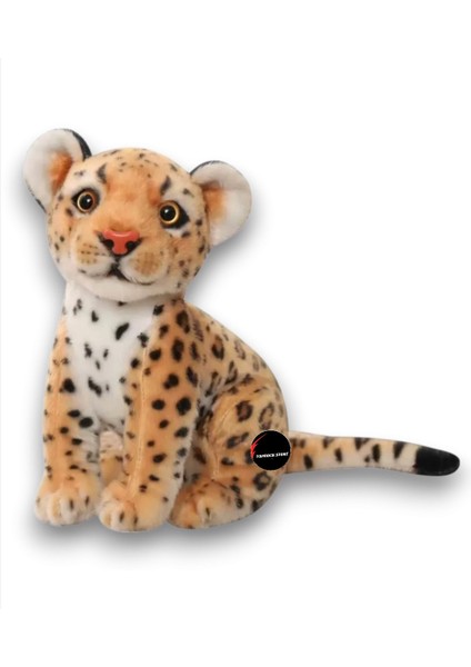Sevimli Kaplan Leopar Peluş Oyuncak 30 cm Hediyelik Uyku Arkadaşı fiyatları