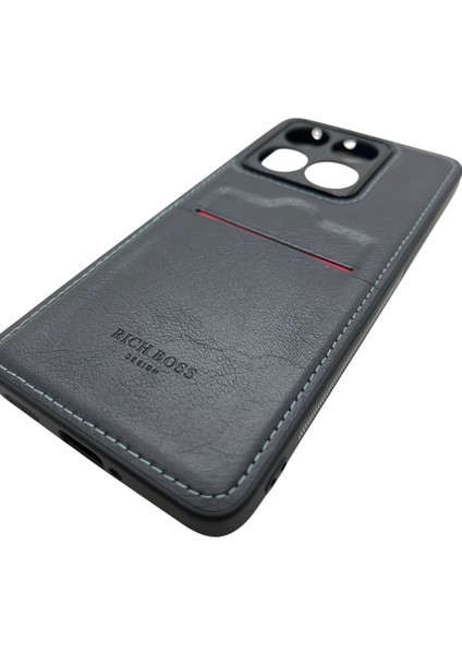 Xiaomi Mi 14T - T Pro Deri Kartlıklı Lüks Kılıf Lacivert modelleri