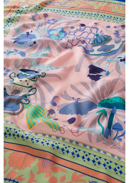 Desenli Modal Eşarp Enjoy Lacivert fiyatları