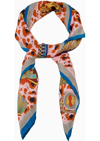 Desenli Modal Eşarp Enjoy Lacivert modelleri