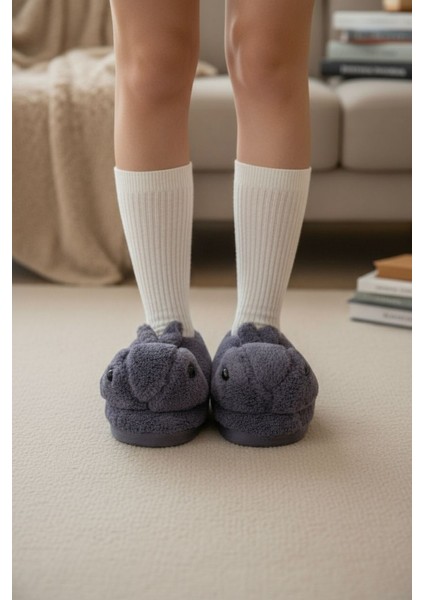 Panduf Hayvan Figürlü Peluş Tüylü Ev Ayakkabısı Yumuşak Taban Ev Botu fiyatları