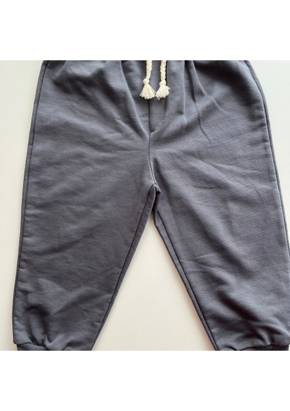 MNV-1045 Erkek Çocuk %100 Pamuk 2 Iplik Baskılı Gri Eşofman Takımı indirimleri