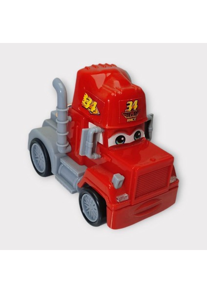 Sürtmeli Oyuncak Tır - Kırmızı (Lisinya)