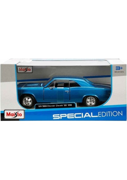 May 31960 1:24 Maisto Chevrolet Chevelle Ss 396 1966 Model Araba -Necotoys
