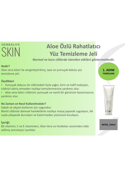 Skın Aloe Özlü Rahatlatıcı Yüz Temizleme Jeli fiyatları