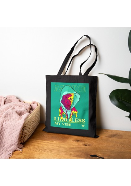 Limitless Mode: My Vibe Gabardin Tote Çanta