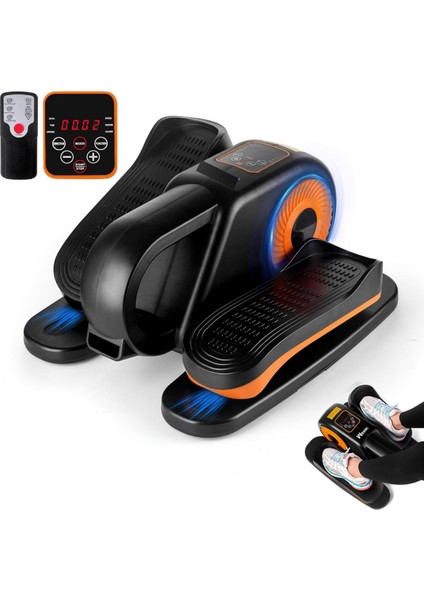 Glr TY-002 Masa Altı Step Aleti | Kumandalı Mini Eliptik Dijital Göstergeli Kondisyon Bisikleti