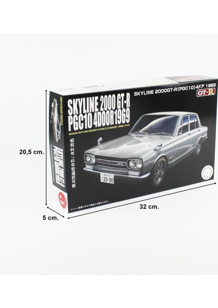 Id-3 04715 1/24 Ölçek, Nissan Pgc-10 Gt-R 1969 , Otomobil Plastik Model Kiti indirimleri