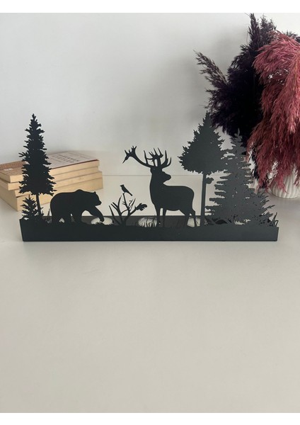 Doğa ve Hayvanlar Temalı Metal Dekoratif Şamdan Mumluk modelleri