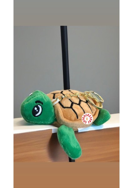 Sevimli Caretta Kaplumbağa Peluş Oyuncak Desenli Anahtarlık Hediyelik Uyku Arkadaşı 11 cm