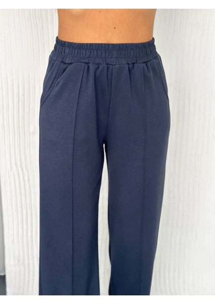 Kadın Modal Kumaş Kısa Kollu T-Shirt Düğme Detaylı Eşofman Takımı fırsatları