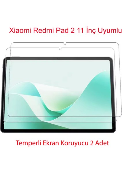 Yesnıce Xiaomi Redmi Pad 2 11 Inç Uyumlu Kalemlikli Kılıf 2 Adet Ekran Koruyucu Dokunmatik Kalem fiyatları