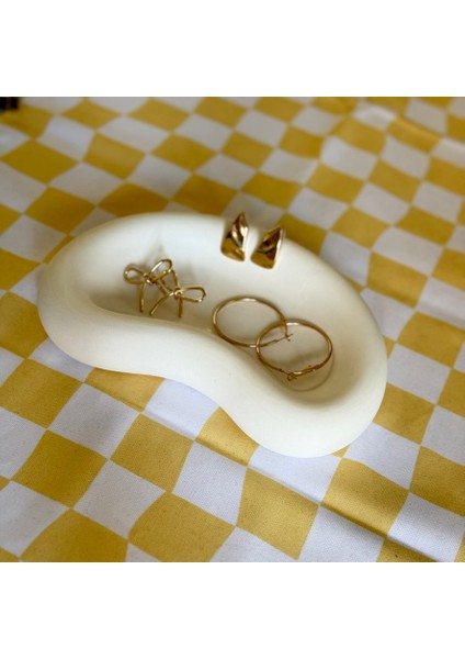 Dekoratif Tabak, Takı Tabağı, Organizer, Anahtar Tabağı