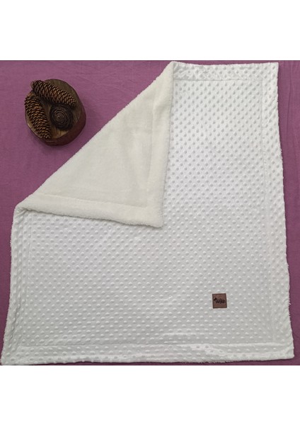 Nohut Desenli Welsoft Astarlı Çift Katlı Bebek Battaniye fiyatları