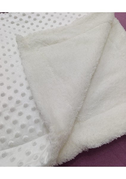 Nohut Desenli Welsoft Astarlı Çift Katlı Bebek Battaniye modelleri