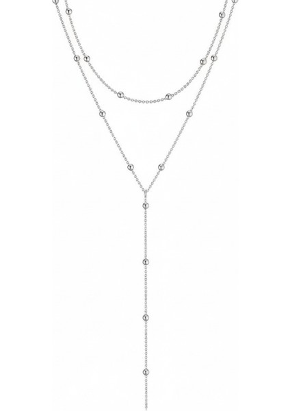 Ikili Toplu Zincir Sallantılı Y Kolye fiyatları