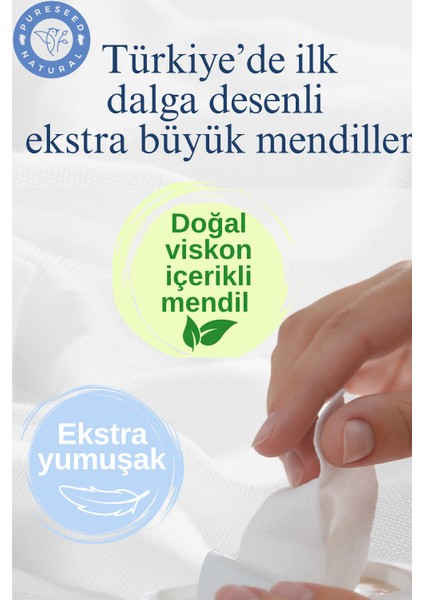 Organik Içerikli %99 Saf Su Bebek Islak Havlusu 6X60 indirimleri