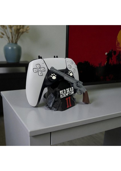 Red Dead Redemption Temalı Oyun Kolu Tutucu | Ps5 / Ps4 / Xbox Joystick Standı | 3D Baskı fiyatları
