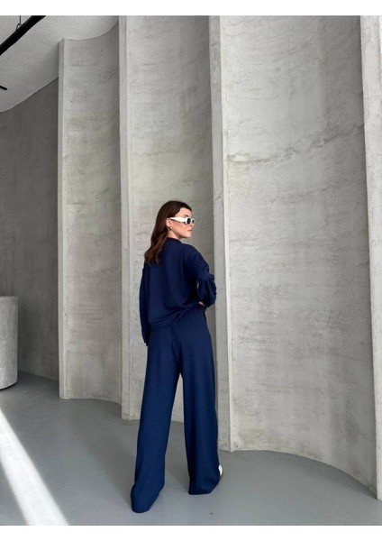 Kadın Fermuarlı Polo Yaka Eşofman Alt Üst Takım fırsatları