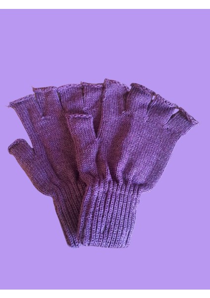 Tiriko Kadın Kesik Eldiven Mor fırsatları