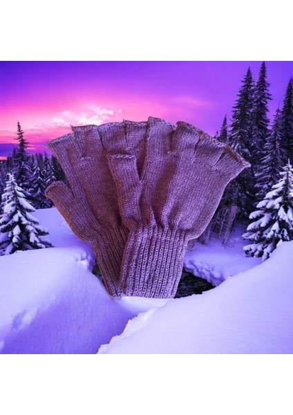 Tiriko Kadın Kesik Eldiven Mor indirimleri