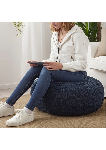 Sandared Puf Koyu Mavi 71 cm indirimleri