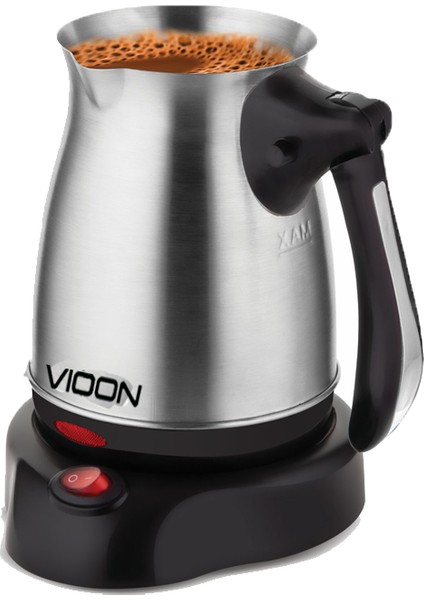 VN-1005 Cezvella Elektrikli Çelik Cezve-Türk Kahvesi Makinesi