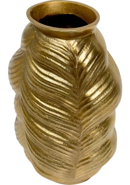 Gold Döküm Dalgalı Vazo fiyatları