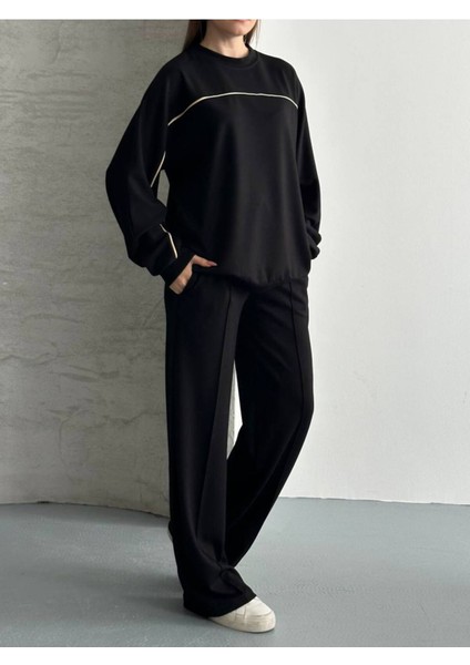 Kadın Ince Çizgi Detaylı Ikili Takım indirimleri