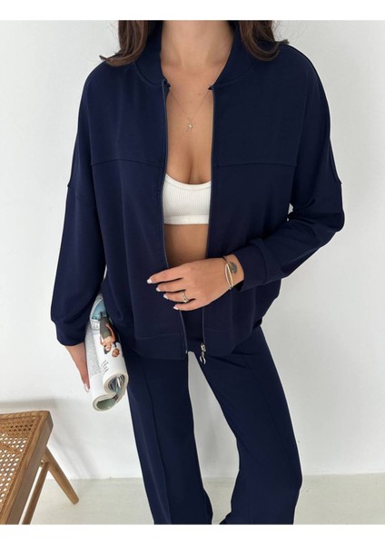 Kadın Fermuarlı Kapüşonlu Eşofman Takımı fiyatları
