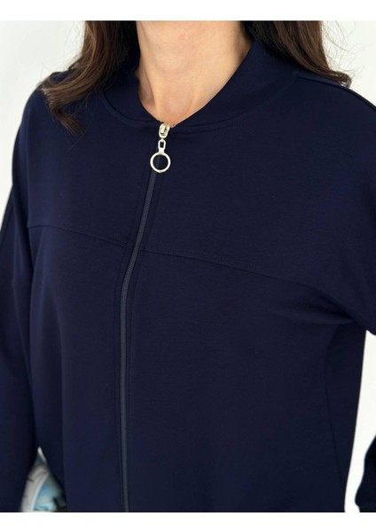 Kadın Fermuarlı Kapüşonlu Eşofman Takımı modelleri