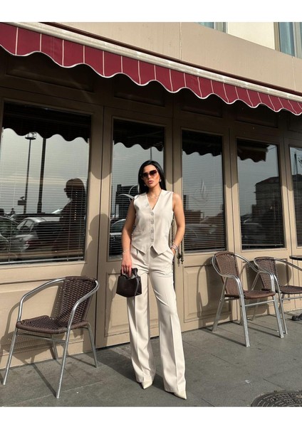 Kadın Klasik Yelek Pantolon Takım Elbise fırsatları